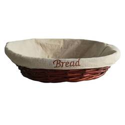 Groovy - Groovy Açık Büfe Ekmek Sepeti, Yuvarlak Konik Hasır 45xH:7/17 Cm