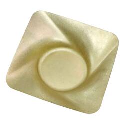 Groovy - Groovy Açık Büfe Retro Sunum Tabağı, Altın, 30X30X7 cm