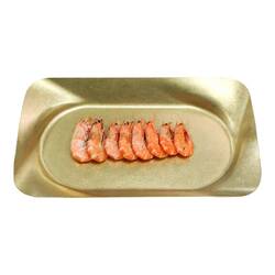 Groovy - Groovy Açık Büfe Retro Sunum Tabağı, Altın, 40x24x4 cm Groovy - Groovy Açık Büfe Retro Sunum Tabağı, Altın, 40x24x4 cm