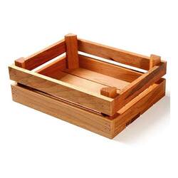 Groovy - Groovy Ahşap Sunum Kasası, Kayın 17x22 H:7 Cm