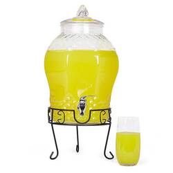 Groovy - Groovy Cam Şerbetlik, Musluklu 10 Litre Groovy - Groovy Cam Şerbetlik, Musluklu 10 Litre