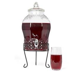 Groovy - Groovy Cam Şerbetlik, Musluklu 6 Litre Groovy - Groovy Cam Şerbetlik, Musluklu 6 Litre