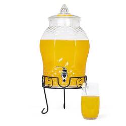 Groovy - Groovy Cam Şerbetlik, Musluklu 8 Litre Groovy - Groovy Cam Şerbetlik, Musluklu 8 Litre