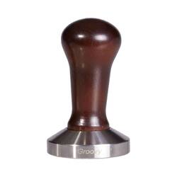 Groovy - Groovy Çelik Kahve Tamper, Kahverengi, 58 mm Groovy - Groovy Çelik Kahve Tamper, Kahverengi, 58 mm