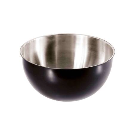 Groovy Çelik Mayonez Kabı, Siyah, 16 Cm, 1.5 Litre