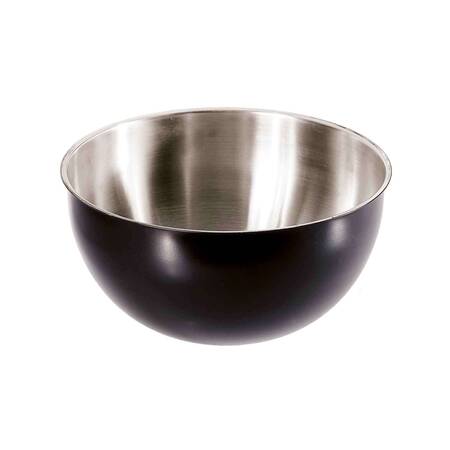 Groovy Çelik Mayonez Kabı, Siyah, 20 Cm, 2.5 Litre