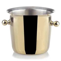 Groovy - Groovy Çelik Şişe Kovası, Altın, 20x15x16 Cm Groovy - Groovy Çelik Şişe Kovası, Altın, 20x15x16 Cm