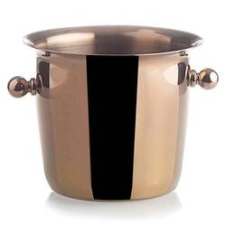 Groovy - Groovy Çelik Şişe Kovası, Bakır, 20x15x16 Cm Groovy - Groovy Çelik Şişe Kovası, Bakır, 20x15x16 Cm