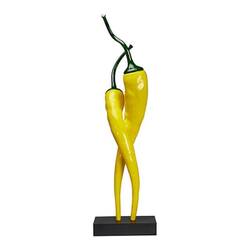 Groovy - Groovy Dekoratif Biber, Sarı 26,5X20XH:90 Cm