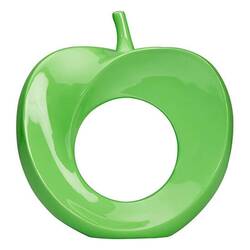 Groovy - Groovy Dekoratif Elma Yeşil, Delikli 29X7XH:32 Cm