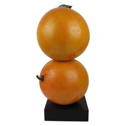 Groovy - Groovy Dekoratif İkili Portakal, 22x20xH53 Cm