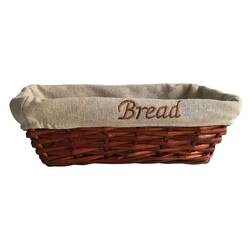 Groovy - Groovy Ekmek Sepeti, Hasır Bezli 25x12x8 Cm