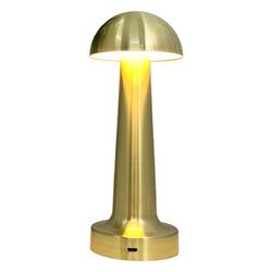 Groovy - Groovy GRV-811 Şarjlı Masa Lambası, Altın, 9x21 Cm