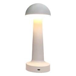 Groovy - Groovy GRV-811 Şarjlı Masa Lambası, Beyaz, 9x21 Cm