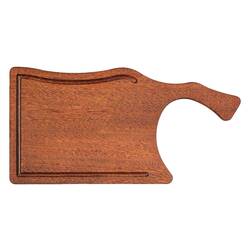Groovy - Groovy İroko Asimetrik Peynir Sunum, 40x20 Cm