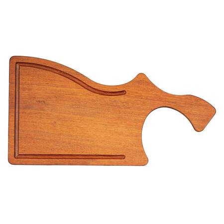 Groovy İroko Asimetrik Peynir Sunum, 40x21 Cm