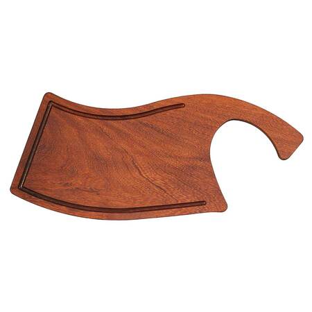 Groovy İroko Asimetrik Peynir Sunum, 50x22 Cm