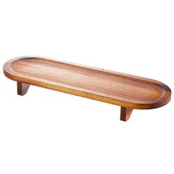 Groovy - Groovy İroko Ayaklı Kebap Sunum Tahtası, 20x80x5 Cm