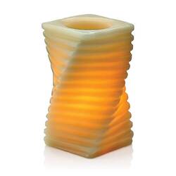 Groovy - Groovy Ledli Mum Şamdanlık, Burgu 15 Cm