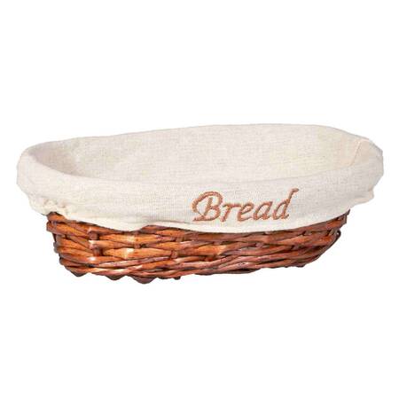 Groovy Oval Bezli Ekmek Sepeti 24x17x7 Cm