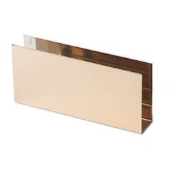 Groovy - Groovy Peçetelik, Dikdörtgen Paslanmaz Altın Renk