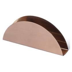 Groovy - Groovy Peçetelik, Paslanmaz Oval Bakır Görünümlü