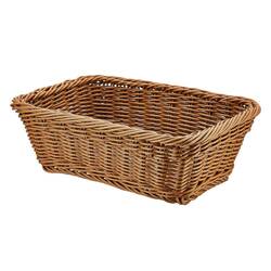 Groovy - Groovy Plastik Dikdörtgen Ekmek Sepeti 22x16x7 Cm