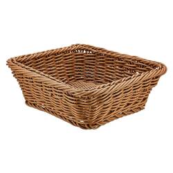 Groovy - Groovy Plastik Kare Ekmek Sepeti 19x19x7 Cm