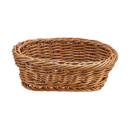 Groovy Plastik Mini Oval Ekmek Sepeti 18x12x6 Cm