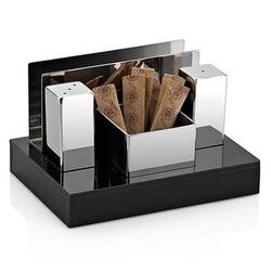 Groovy - Groovy Pleksi Standlı 4 Lü Kare Tuzluk Şekerlik Takımı Mat Groovy - Groovy Pleksi Standlı 4 Lü Kare Tuzluk Şekerlik Takımı Mat