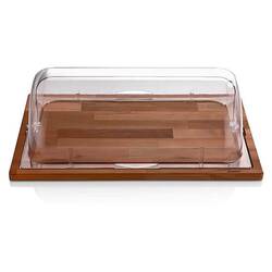 Groovy - Groovy Polycarbonat Rolltop, Ahşap Altlı, 58x37,5x18 Cm Groovy - Groovy Polycarbonat Rolltop, Ahşap Altlı, 58x37,5x18 Cm