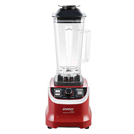 Groovy Profesyonel Bar Blender, 1800 W, Kırmızı