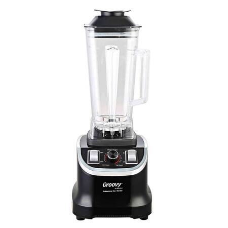 Groovy Profesyonel Bar Blender, 1800 W, Siyah