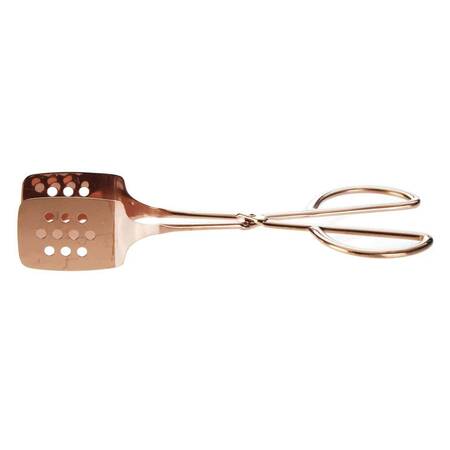 Groovy Servis Maşası, Delikli, Bakır, 26 Cm