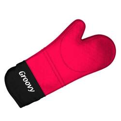 Groovy - Groovy Silikon Fırın Eldiveni, Tekli Kırmızı 36 Cm Groovy - Groovy Silikon Fırın Eldiveni, Tekli Kırmızı 36 Cm