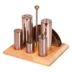 Groovy - Groovy Tuzluk Baharatlık Takımı, Yuvarlak, 6'lı, Bakır