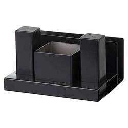 Groovy - Groovy Tuzluk Şekerlik Takımı, 4'lü, Kare, Siyah Groovy - Groovy Tuzluk Şekerlik Takımı, 4'lü, Kare, Siyah