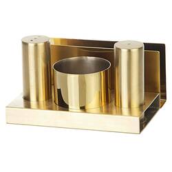 Groovy - Groovy Tuzluk Şekerlik Takımı, 4'lü, Yuvarlak, Altın Groovy - Groovy Tuzluk Şekerlik Takımı, 4'lü, Yuvarlak, Altın