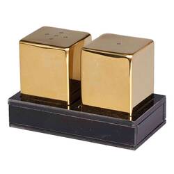 Groovy - Groovy Tuzluk Seti, 2'li, Maki Bodur, Kare, Altın Groovy - Groovy Tuzluk Seti, 2'li, Maki Bodur, Kare, Altın