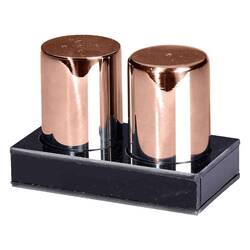 Groovy - Groovy Tuzluk Seti, 2'li, Maki Bodur, Yuvarlak, Bakır