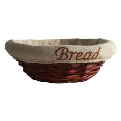 Groovy - Groovy Yuvarlak Bezli Ekmek Sepeti 21x7 Cm