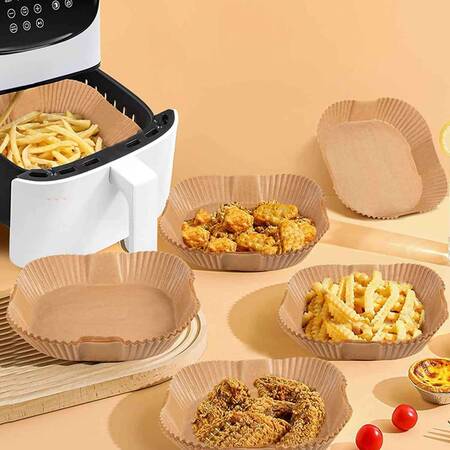 Gurme Chef Airfryer Pişirme Kağıdı, Kare, 100 lü Paket, 16x4.5 Cm Gurme Chef Airfryer Pişirme Kağıdı, Kare, 100 lü Paket, 16x4.5 Cm