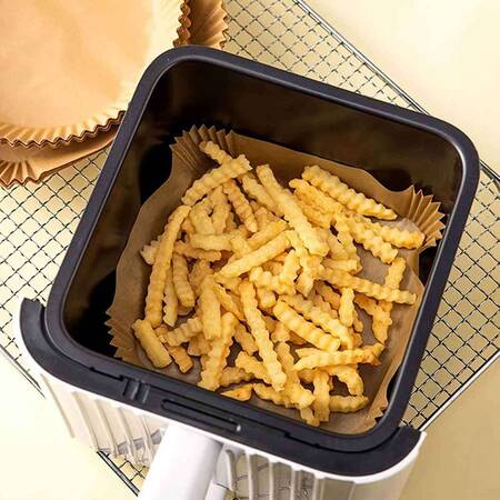 Gurme Chef Airfryer Pişirme Kağıdı, Kare, 100 lü Paket, 16x4.5 Cm Gurme Chef Airfryer Pişirme Kağıdı, Kare, 100 lü Paket, 16x4.5 Cm