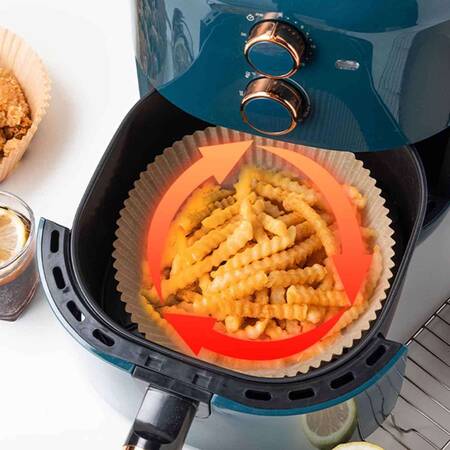 Gurme Chef Airfryer Pişirme Kağıdı, Yuvarlak, 100 lü Paket, 16x4.5 Cm Gurme Chef Airfryer Pişirme Kağıdı, Yuvarlak, 100 lü Paket, 16x4.5 Cm