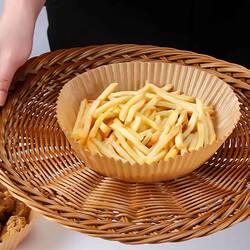 Gurme Chef Airfryer Pişirme Kağıdı, Yuvarlak, 100 lü Paket, 16x4.5 Cm - Thumbnail