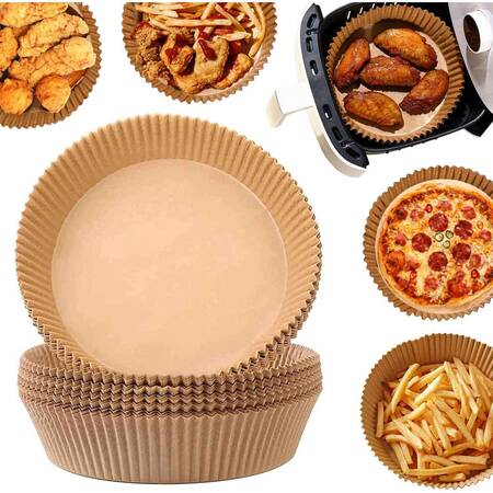 Gurme Chef Airfryer Pişirme Kağıdı, Yuvarlak, 50 li Paket, 16x4.5 Cm Gurme Chef Airfryer Pişirme Kağıdı, Yuvarlak, 50 li Paket, 16x4.5 Cm