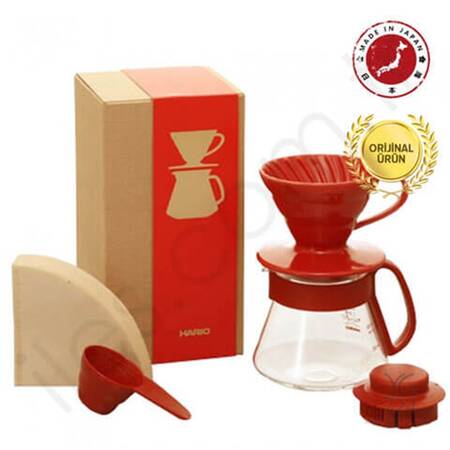 Hario V60 01 Seramik Kahve Demleme Seti