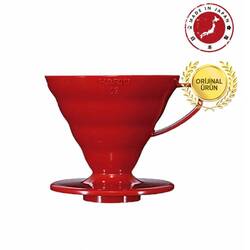 Hario - Hario V60 02 Dripper Kırmızı Plastik Hario - Hario V60 02 Dripper Kırmızı Plastik