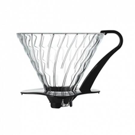 Hario V60 02 Dripper Siyah Cam