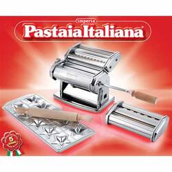 İmperia Pastaia Italiana Makarna Erişte Makinesi Seti, Manuel - Thumbnail